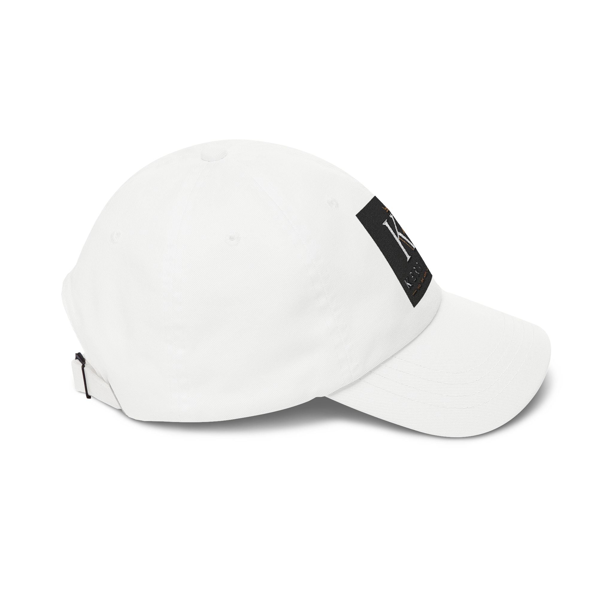 Dad Cap — 'Kerrymade' Embroidered Logo White Baseball Hat